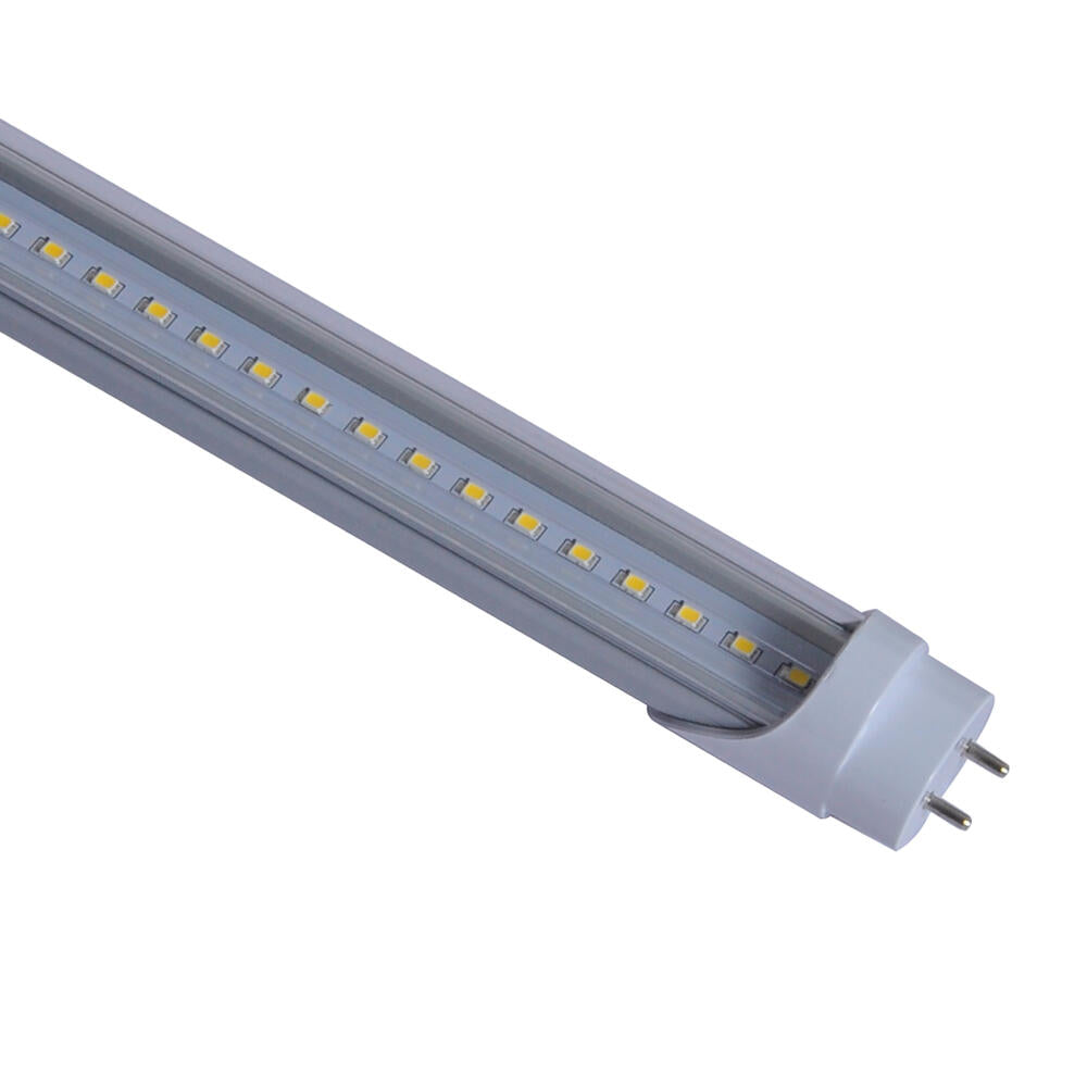 (Vente finale) T8 4ft G13 pins 19W 120-347V 50K aluminium clear lens type B single/both ends wiring