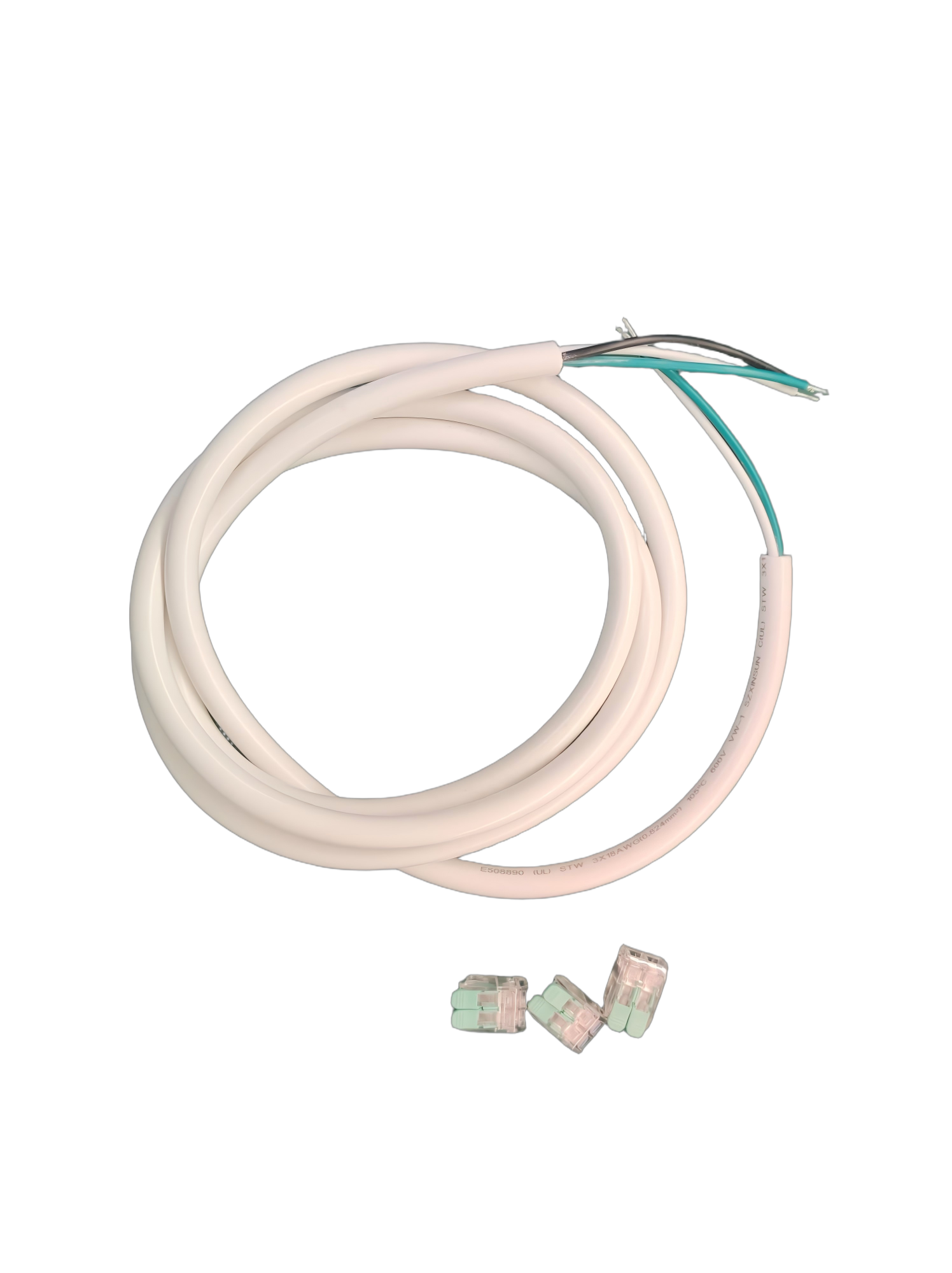 Cordon d'alimentation blanc pour LF