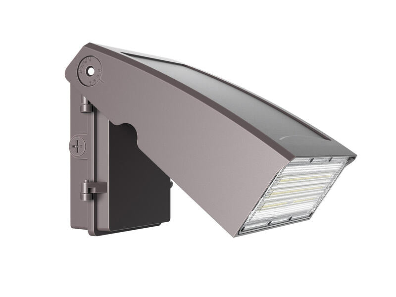 [R] Wall pack full cutoff 20W 120-347V 30-40-50K bronze clear lens type 2 int. photo.