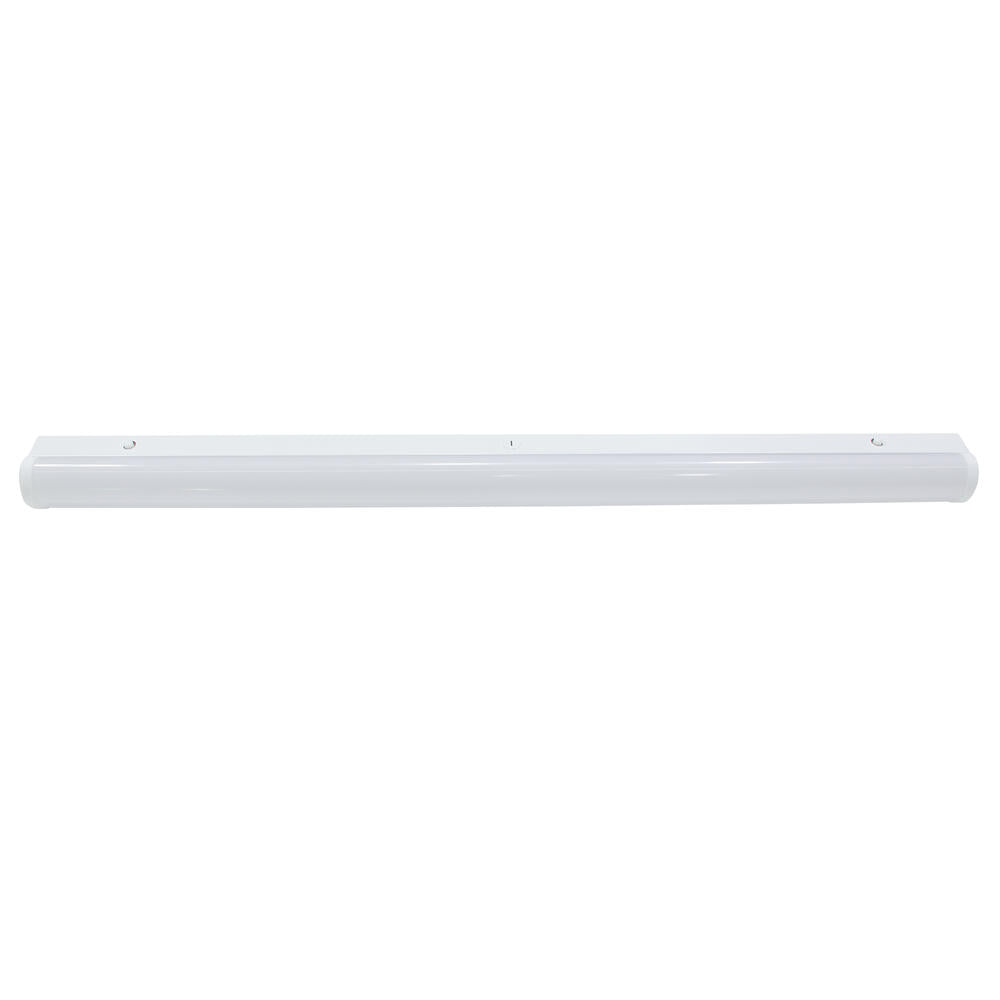Linear Fixture 4’ 40W 120-347V 3CCT 35-40-50K white frosted lens dim 0-10vdc