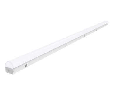 Luminaire linéaire 8 pi 80-70-60 W 120-347 V 35-40-50 K blanc givré 12 V CC, intensité variable 0-10 V
