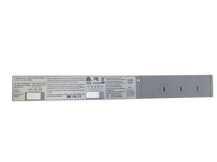 LED Driver Alite 100-347VAC 80-140VDC 50W 0.36A Dimmable 1-10VDC Short 418mm