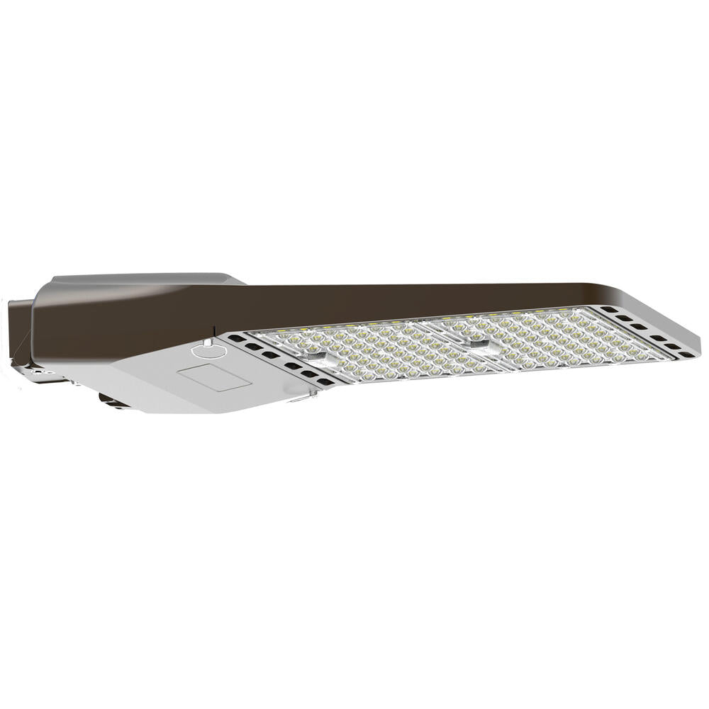 (Vente finale) Area Light 240W 100-277V 57K bronze Type 3-M clear lens twist-lock 3-pins photocell