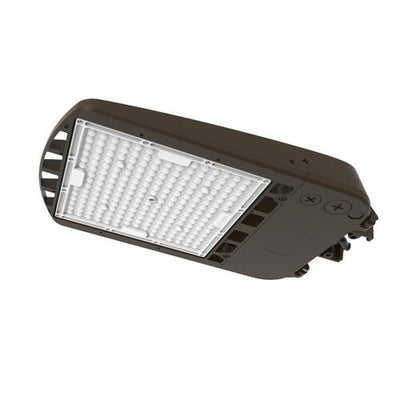 Éclairage de zone 150-100-70 W 120-347 V Bronze 30-40-50 K transparent, culot à mouvement 3M, culot à cellule photoélectrique