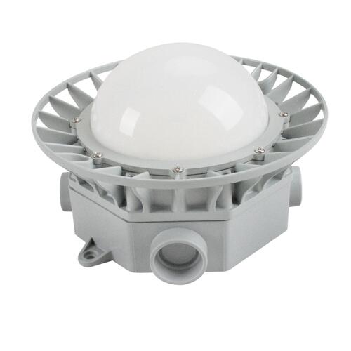 Marine light 6" 20W 100-277V 30K grey frost dim 0-10V