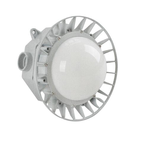 Marine light 6" 20W 100-277V 30K grey frost dim 0-10V