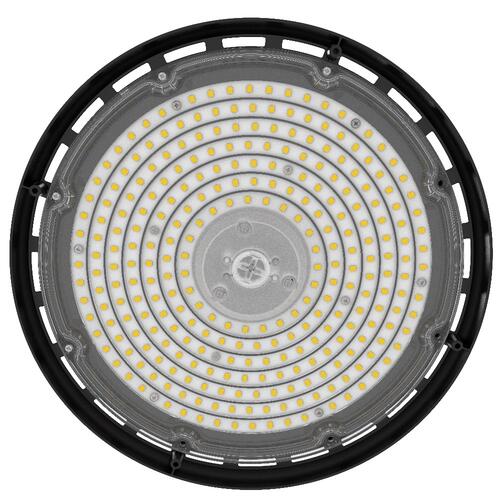 UFO highbay V3 240-200-150W 120-347V 50K black clear 90 deg. motion base dim 0-10V