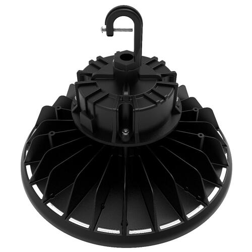 UFO highbay V3 240-200-150W 120-347V 50K black clear 90 deg. motion base dim 0-10V