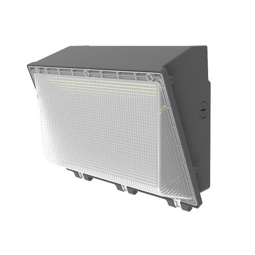 Wall pack V2 120-100-80W 120-347V 30-40-50K bronze clear 120 deg. int. photo.