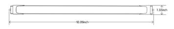 [10pk] T8 8ft 40-36-32-28-24-20W 120-347V 27-35-40-50-60-65K 1-pin both ends wiring clear Type A+B
