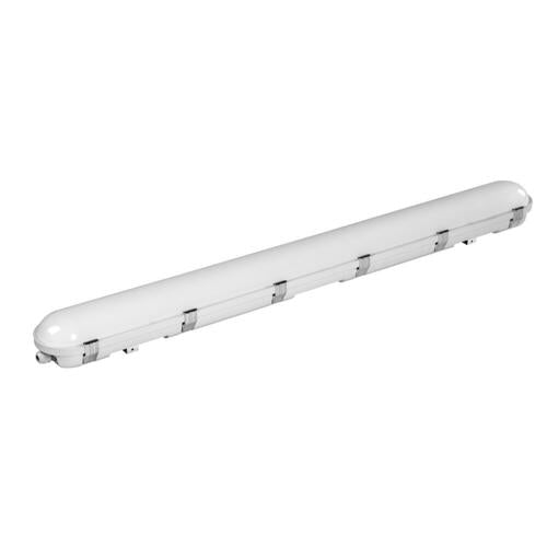 Vapor tight 4ft 48-42-36W 120-347V 30-40-50K white frost 12VDC dim 0-10V
