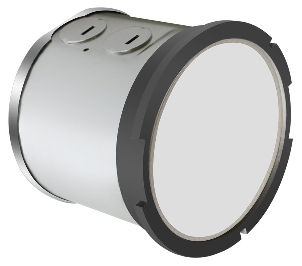Spot encastrable divisé 10 cm, 20-15-10 W, 120-347 V, 30-40-50 K, argent givré, intensité variable, 0-10 V