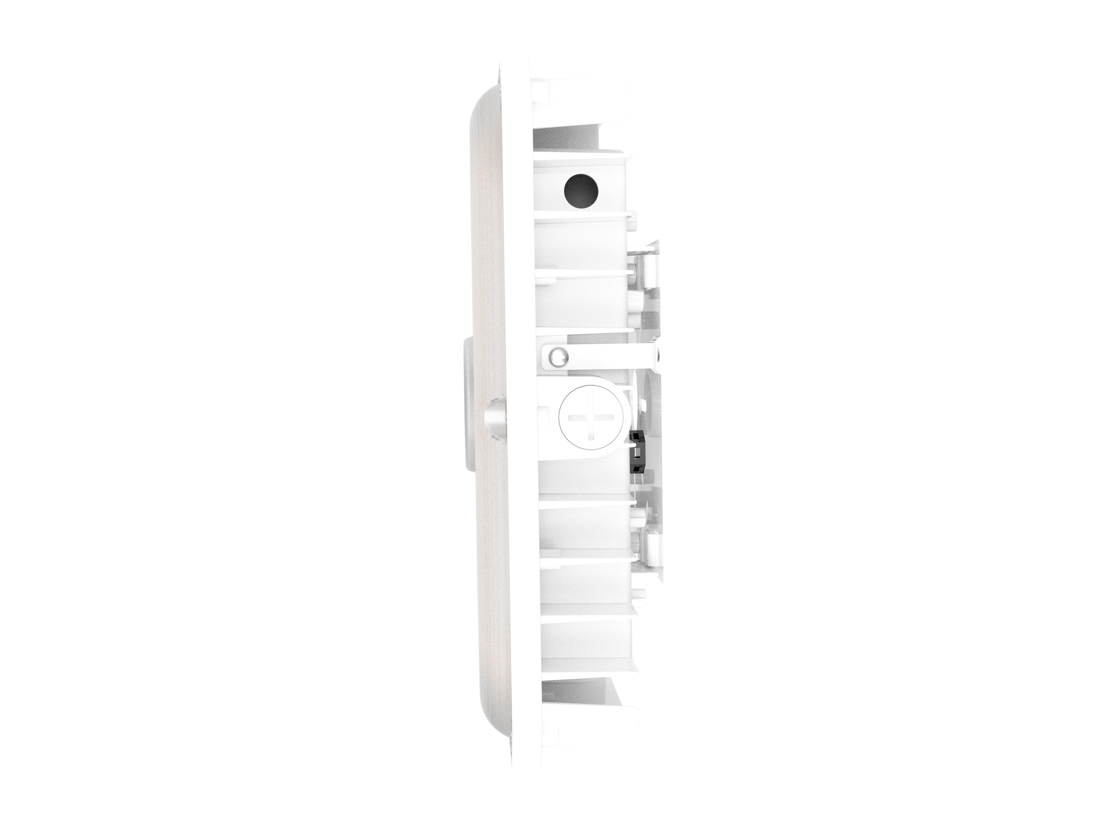 Dosseret 10 po, 80-60-40-20 W, 120-347 V, 35-40-50 K, blanc givré, intensité variable, 3 broches, 0-10 V