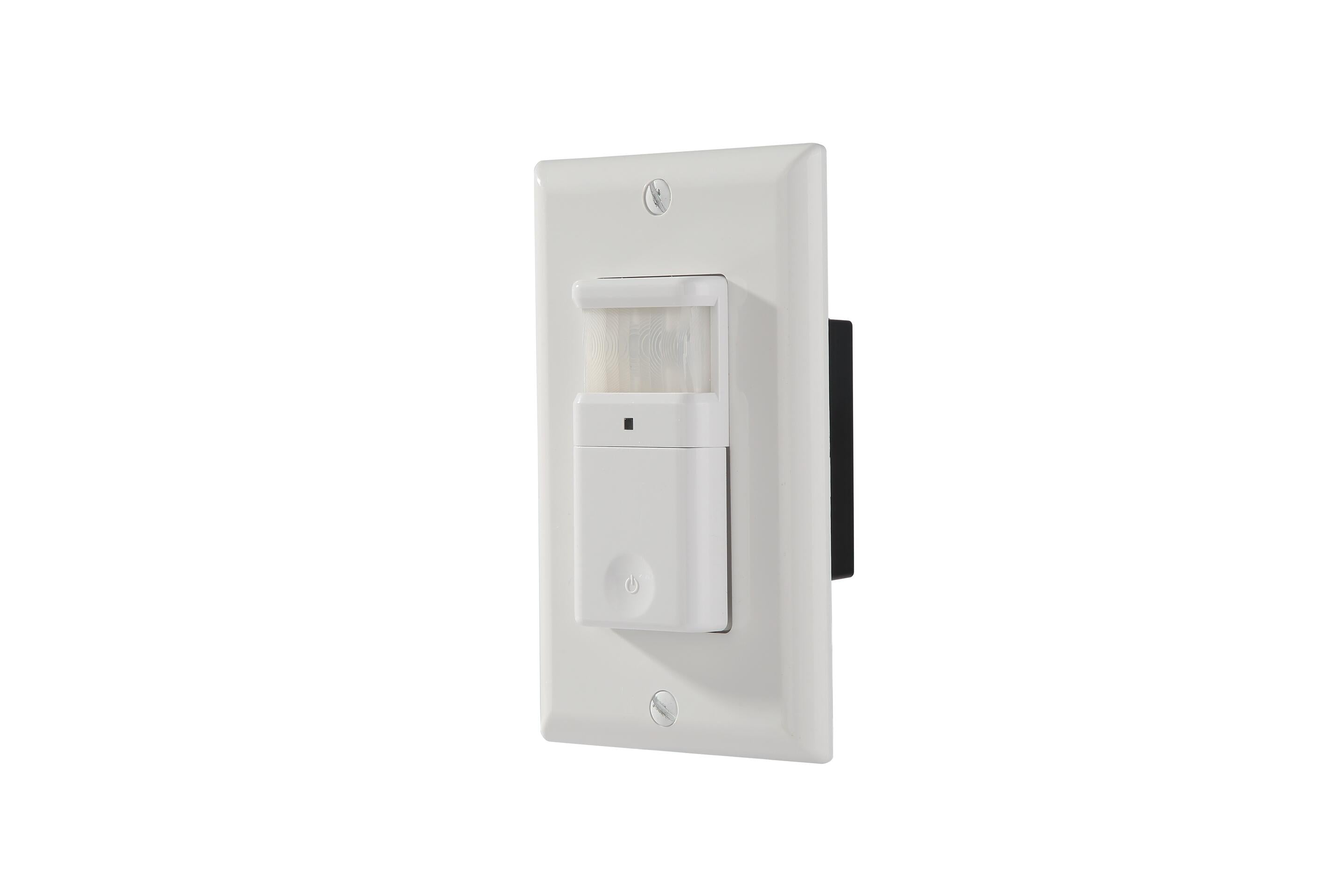 Détecteur de mouvement PIR 120 V avec neutre 15 A 500 W 180 degrés unidirectionnel 5 s à 5 min