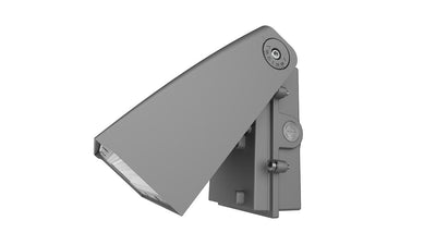 Wall pack full cutoff 80-70-60W 120-347V 30-40-50K bronze clear 120 deg. DC12V int. photo.