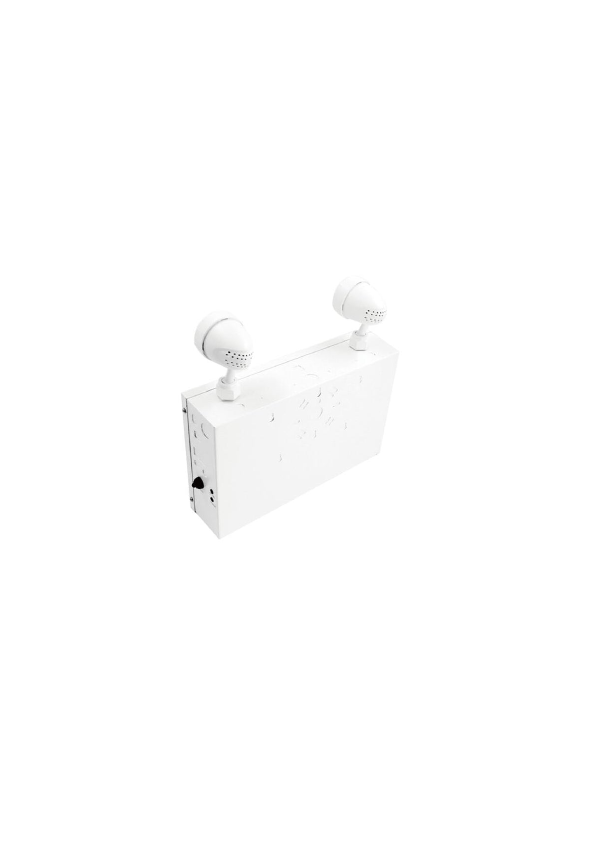 Emergency light battery w/ double head 2X2W 150W 30mins 120-347V 1K white steel Lead acid