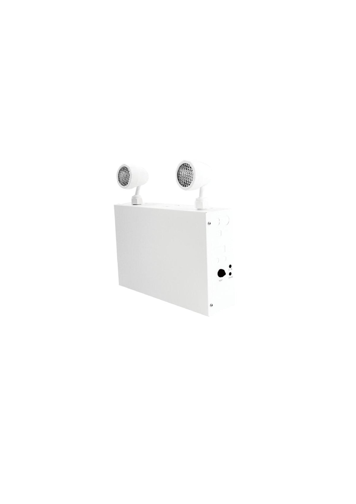 Emergency light battery w/ double head 2X2W 150W 30mins 120-347V 1K white steel Lead acid