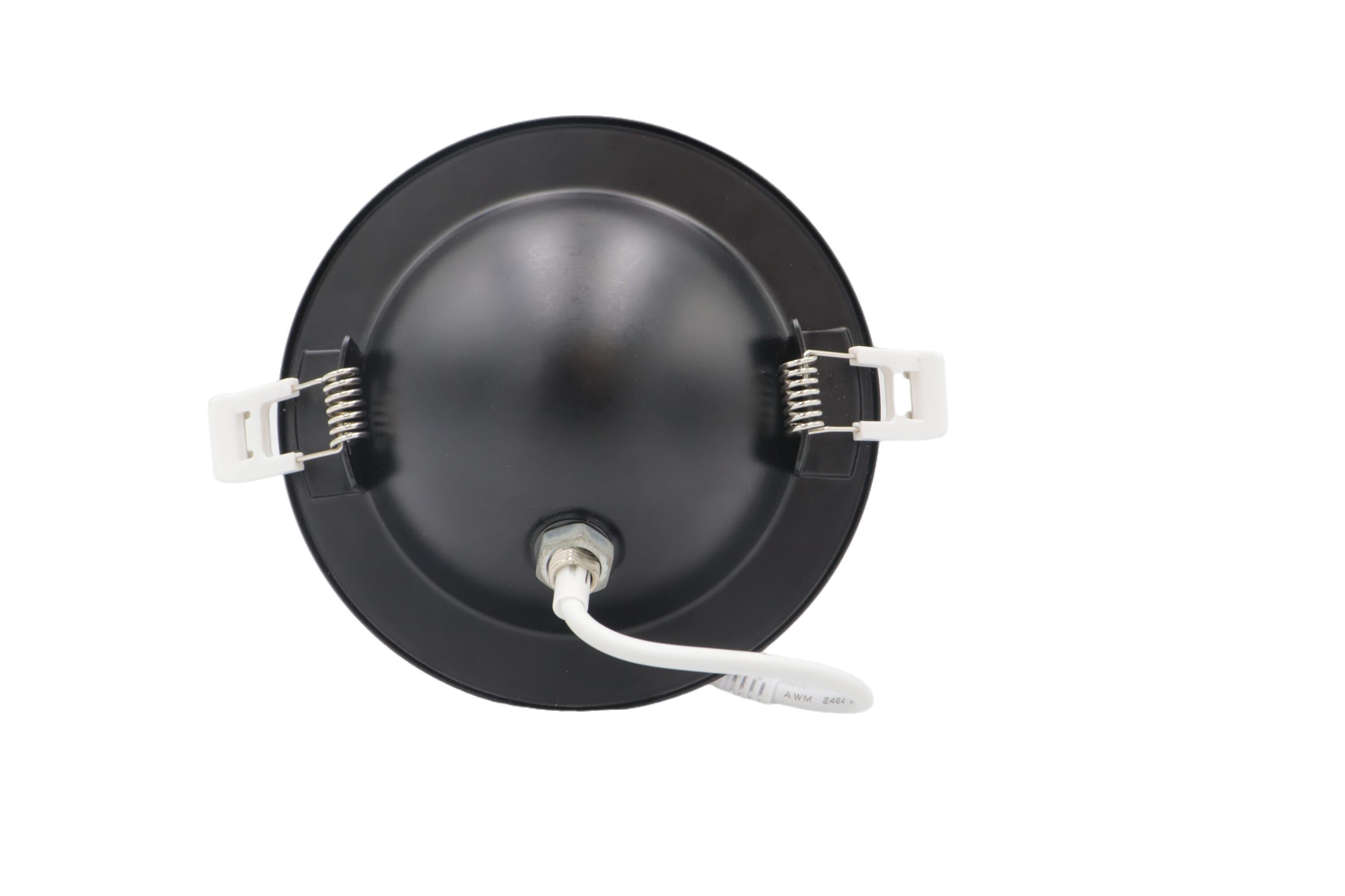 Slim Panel 4" 9W 120V 27-30-35-40-50K black clear Gimbal dim TRIAC