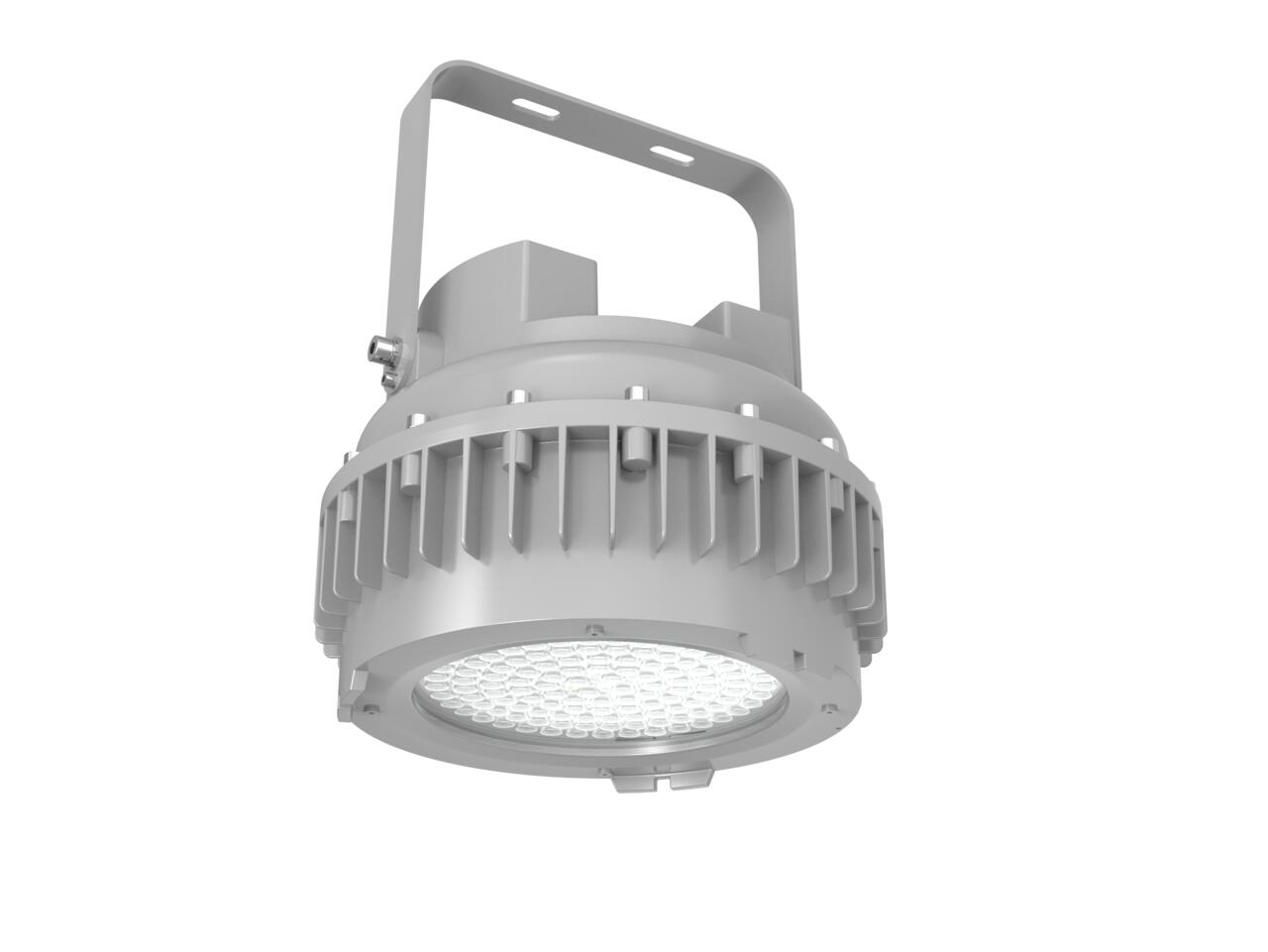 Explosion Proof UFO 200-150-120W 120-347V 40-50-60K Gray Clear C1D1 IP66