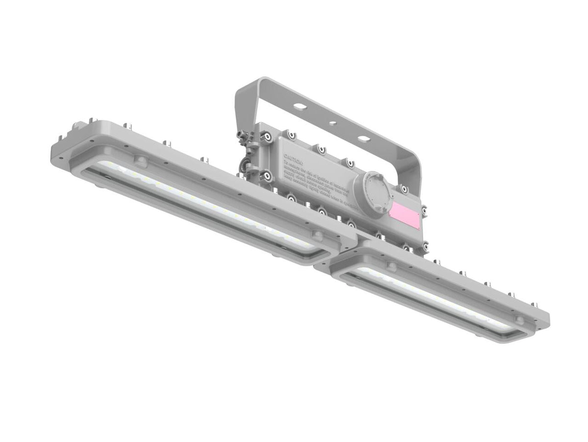 Explosion Proof 4FT Linear Shape Clear Gray 120-347V 4000-5000-6500K 80-60-40W C1D1 IP66 VE