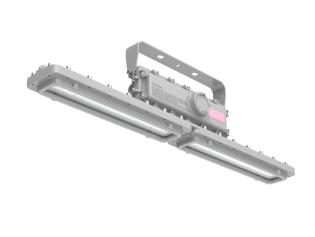 Explosion Proof 4FT Linear Shape Clear Gray 120-347V 4000-5000-6500K 80-60-40W C1D1 IP66 VE