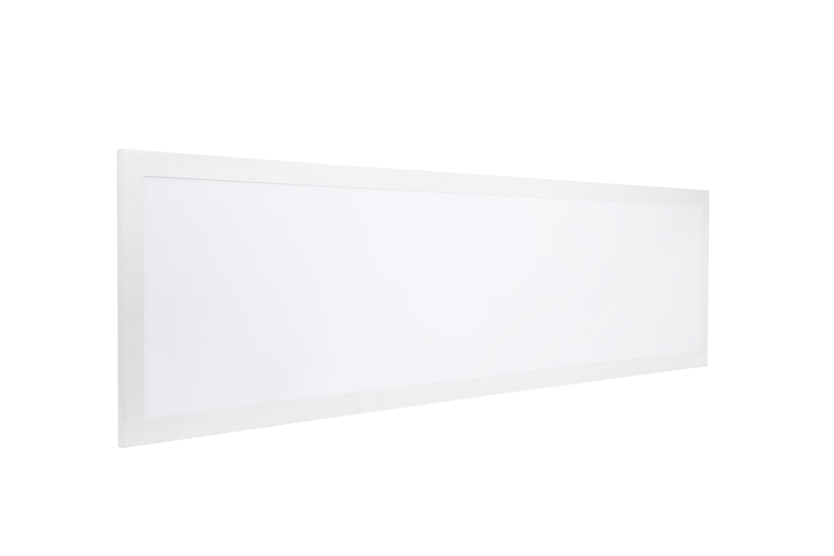 Lot de 2 Panneau lumineux 1 x 4 pi 40-30-25-20-15 W 120-347 V 30-40-50-57-65 K Blanc givré intensité variable 0-10 V