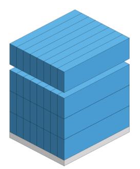 [2pk] Panel light 1x4' 40-30-25-20-15W 120-347V 30-40-50-57-65K white frost dim 0-10V