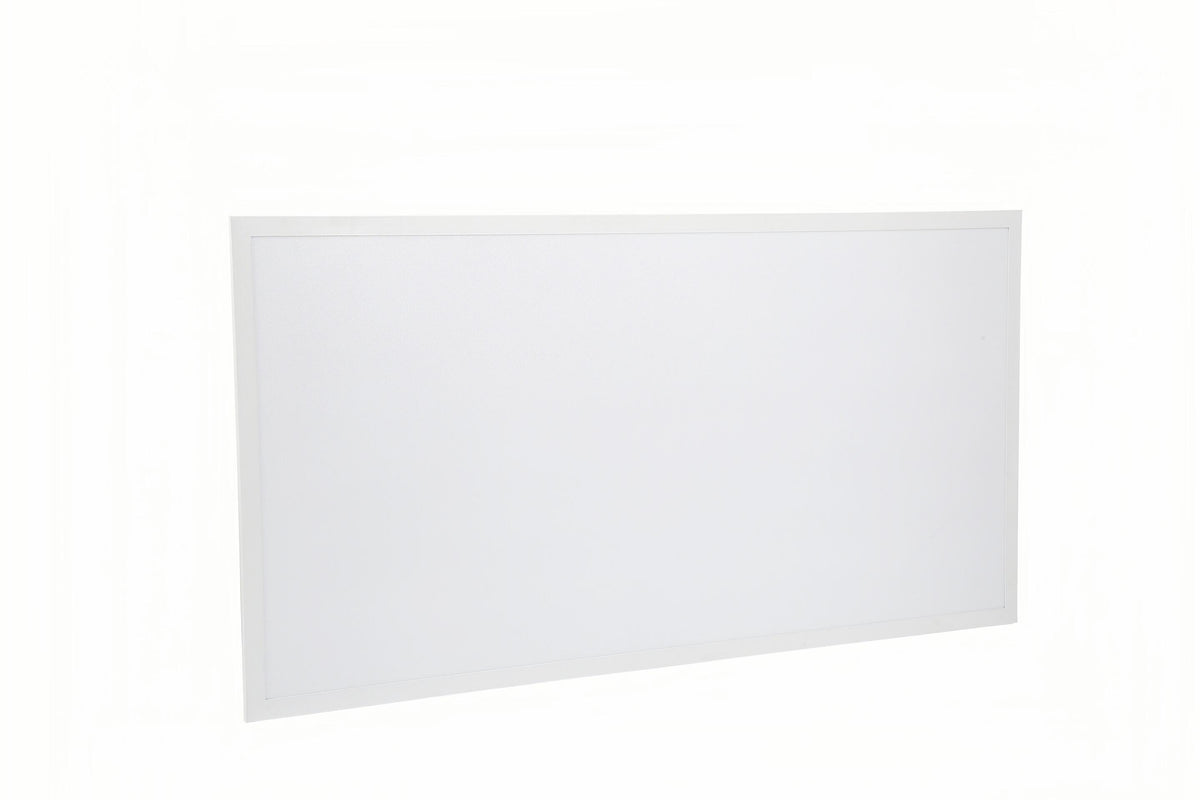 Lot de 2 Panneaux lumineux 2 x 4 pi 72-60-50-40-30 W 120-347 V 30-40-50-57-65 K Blanc givré intensité variable 0-10 V