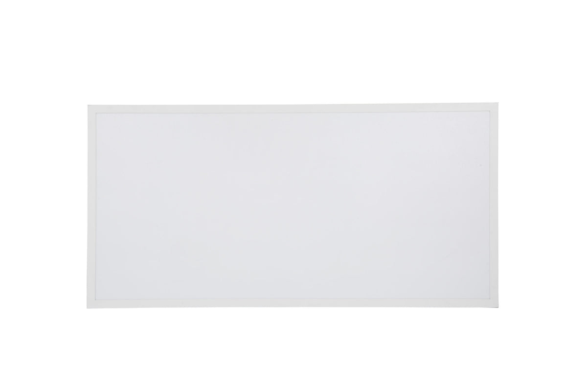 Lot de 2 Panneaux lumineux 2 x 4 pi 72-60-50-40-30 W 120-347 V 30-40-50-57-65 K Blanc givré intensité variable 0-10 V