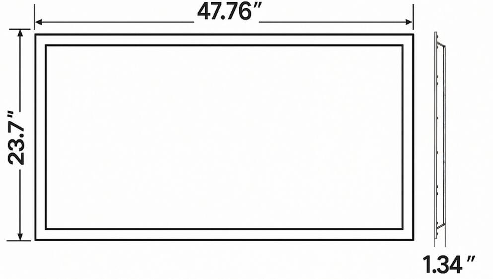[2pk] Panel light 2x4' 72-60-50-40-30W 120-347V 30-40-50-57-65K white frost dim 0-10V