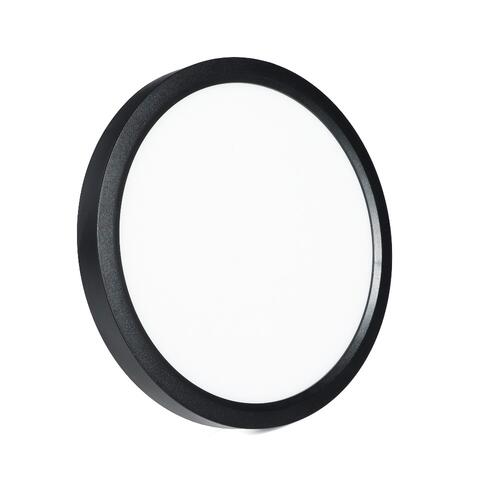 Ceiling light 9" frost black 120V 2700-3000-3500-4000-5000K 20W  dim TRIAC QK