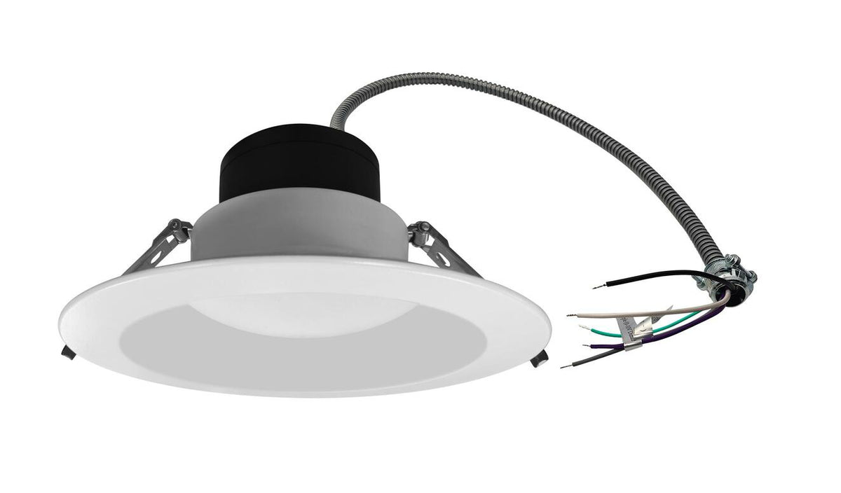 Downlight 10“ 40-30-25W 120-347V 27-30-35-40-50K white frost dimmable TRIAC & 0-10V