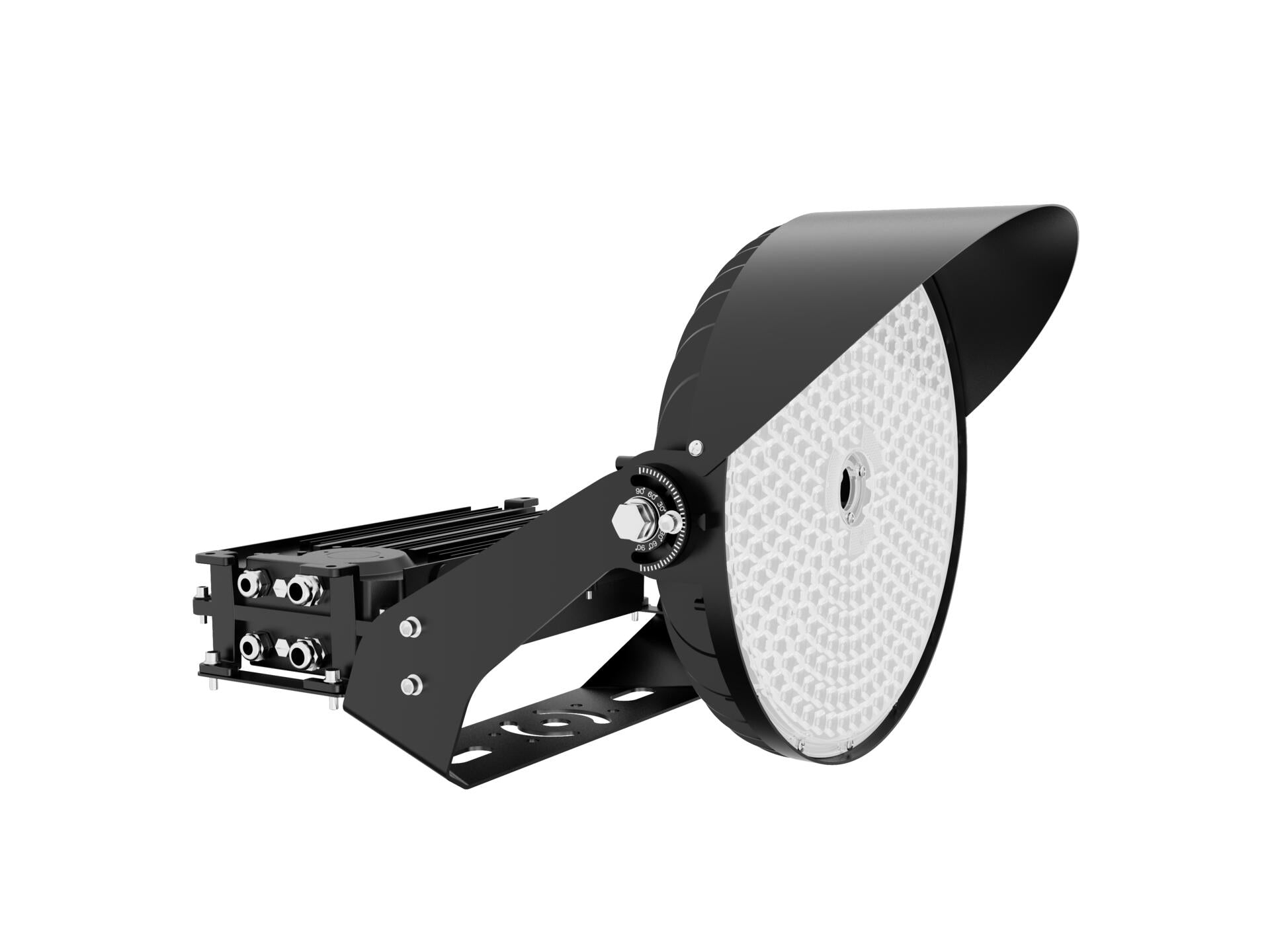 Sports light 1200-1000-800W 120-347V 50K black clear 25 deg. dim 0-10V V2