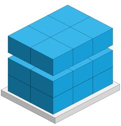 Emergency light battery w/ double head 2X2W 150W 30mins 120-347V 1K white steel Lead acid