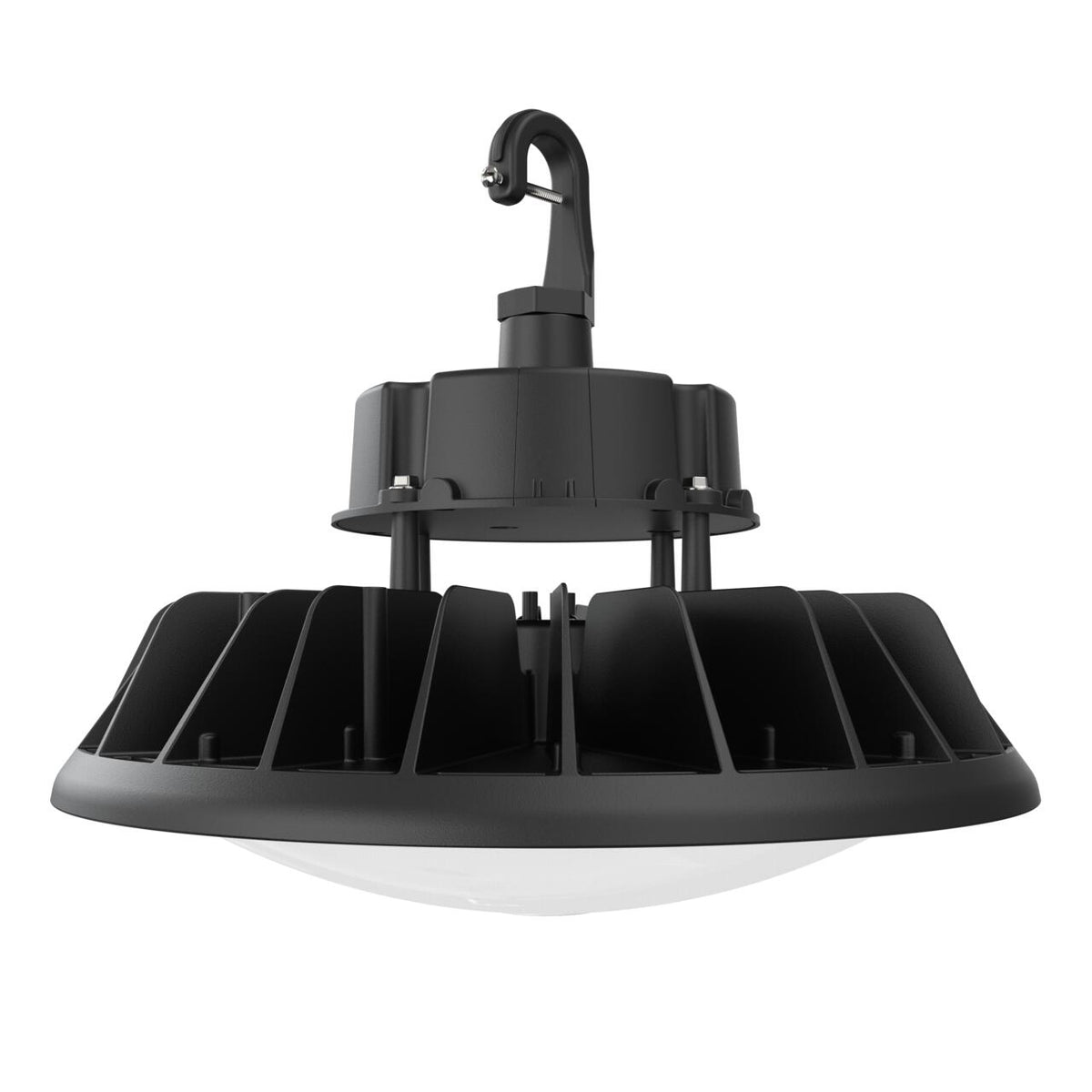 UFO highbay dome 90 deg. frost black 120-347V 5000K 240-200-150W | dim 0-10V SS Version 2