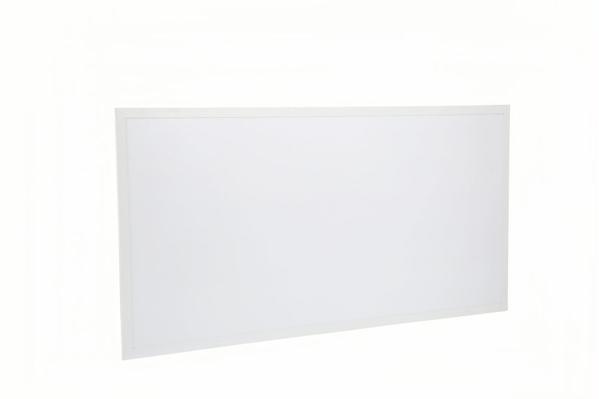 Lot de 2 Panneau lumineux 2 x 4 pi 72-60-50-40-30 W 120-347 V 30-40-50-57-65 K Blanc givré intensité variable 0-10 V