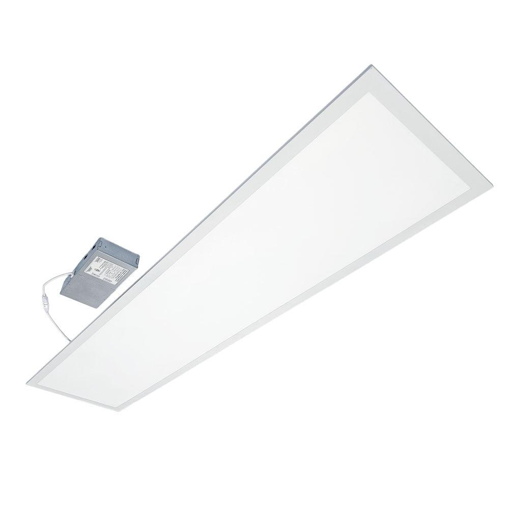 [2pk] Panel light 1x4' 40-30-25-20-15W 120-347V 30-40-50-57-65K white frost dim 0-10V