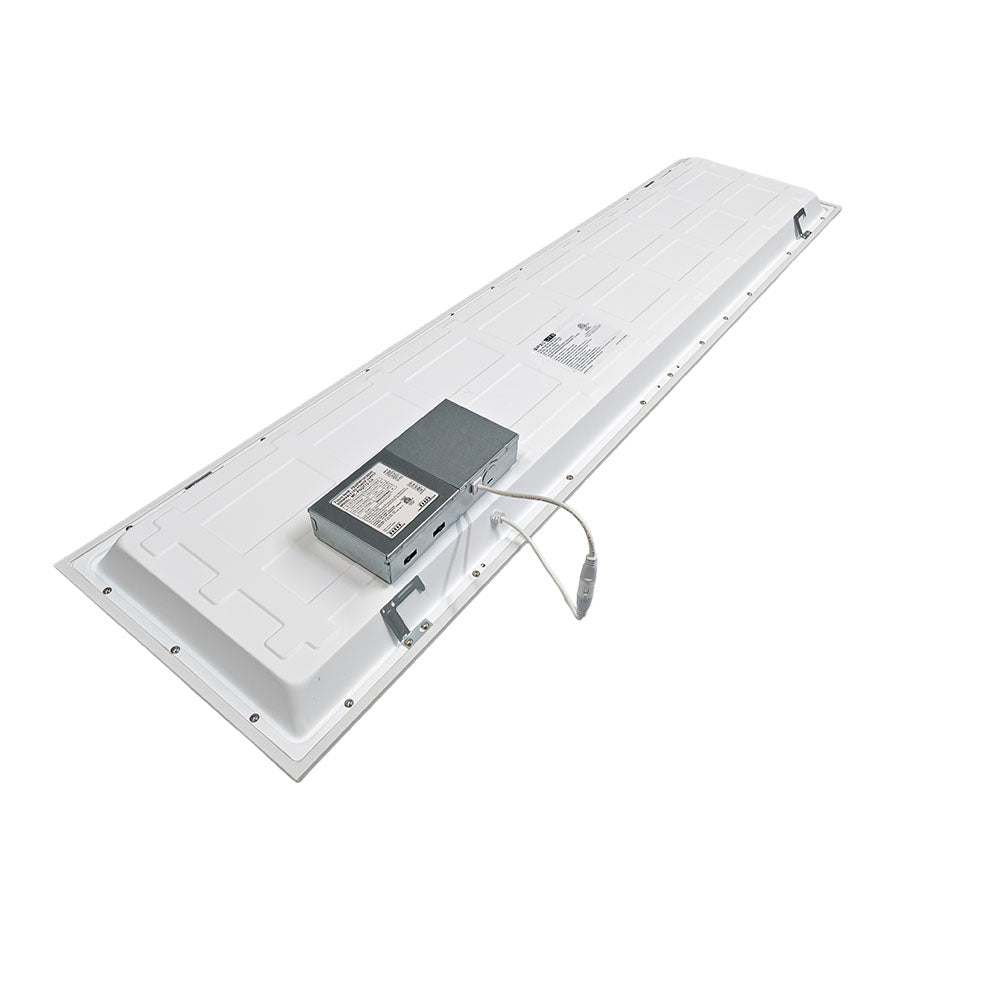 [2pk] Panel light 1x4' 40-30-25-20-15W 120-347V 30-40-50-57-65K white frost dim 0-10V