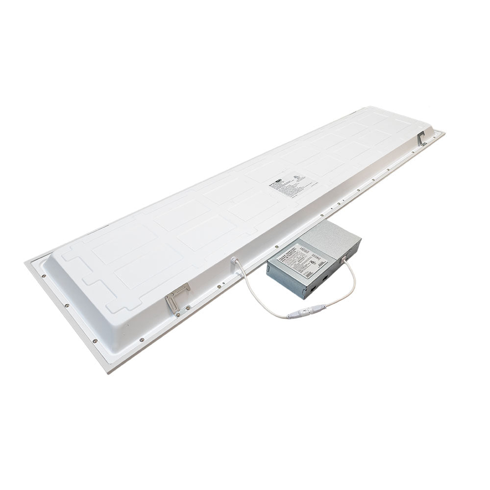 [2pk] Panel light 1x4' 40-30-25-20-15W 120-347V 30-40-50-57-65K white frost dim 0-10V
