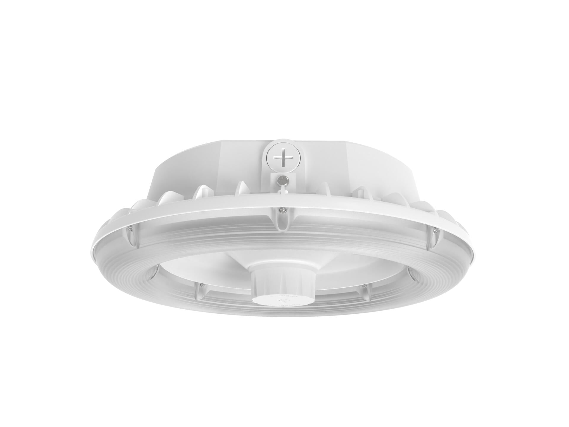 Canopy 12\" 100-80-60W 120-347V 35-40-50K white frost motion dim 0-10V