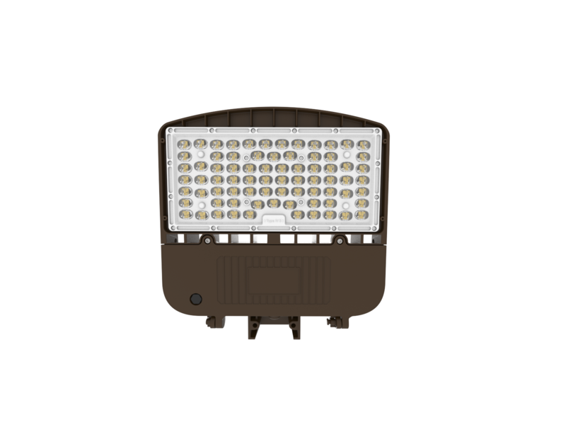 (Vente Finale) Area light V3 150-100-70W 277-480V 30-40-50K bronze clear type3M motion base twist lock photo