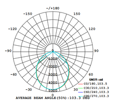 (Vente finale) Barn light 100W 100-277V 50K black clear 120 deg. twist lock photo.