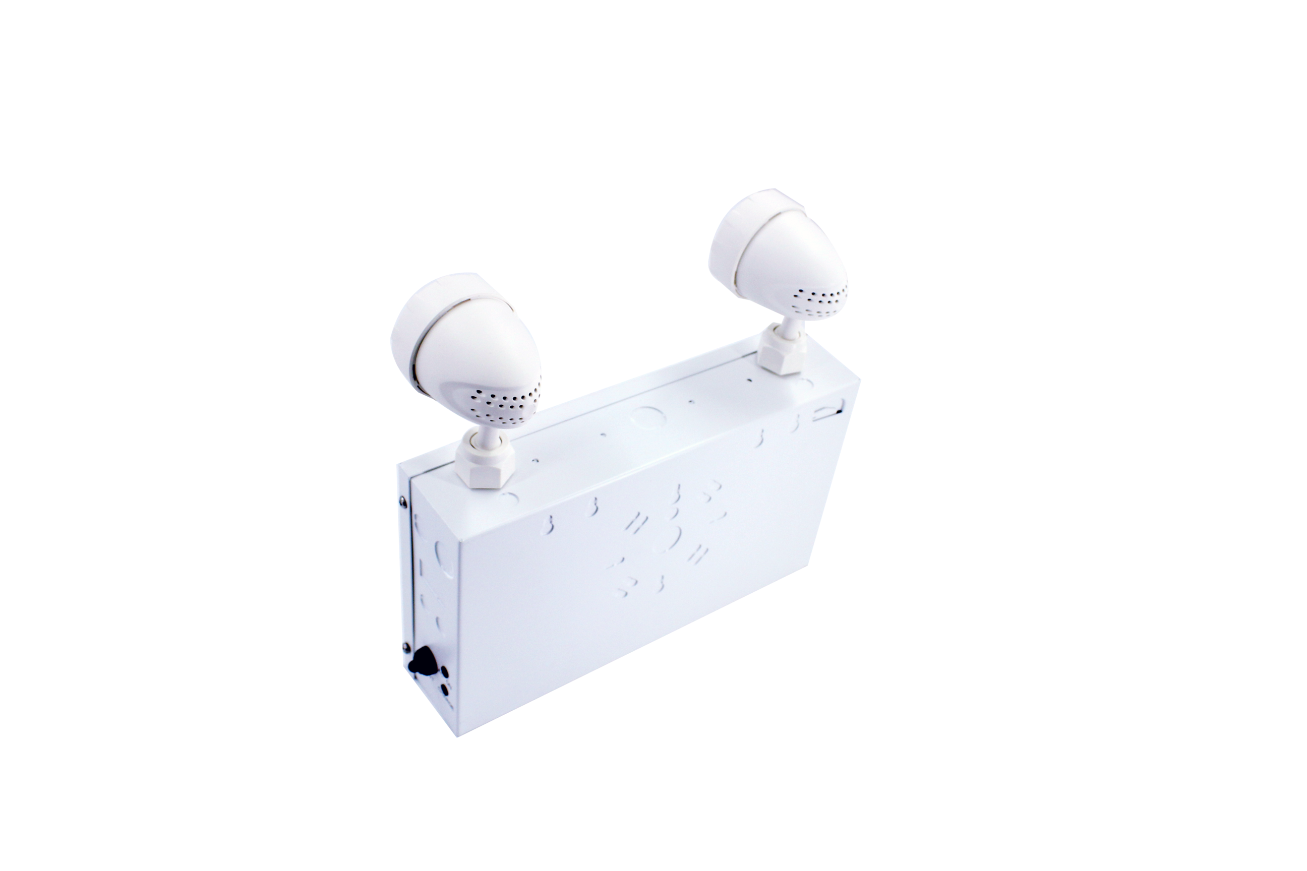 Emergency light battery w/ double head 2X2W steel white 120-347V 120 mins Lead acid 36W 36mins
