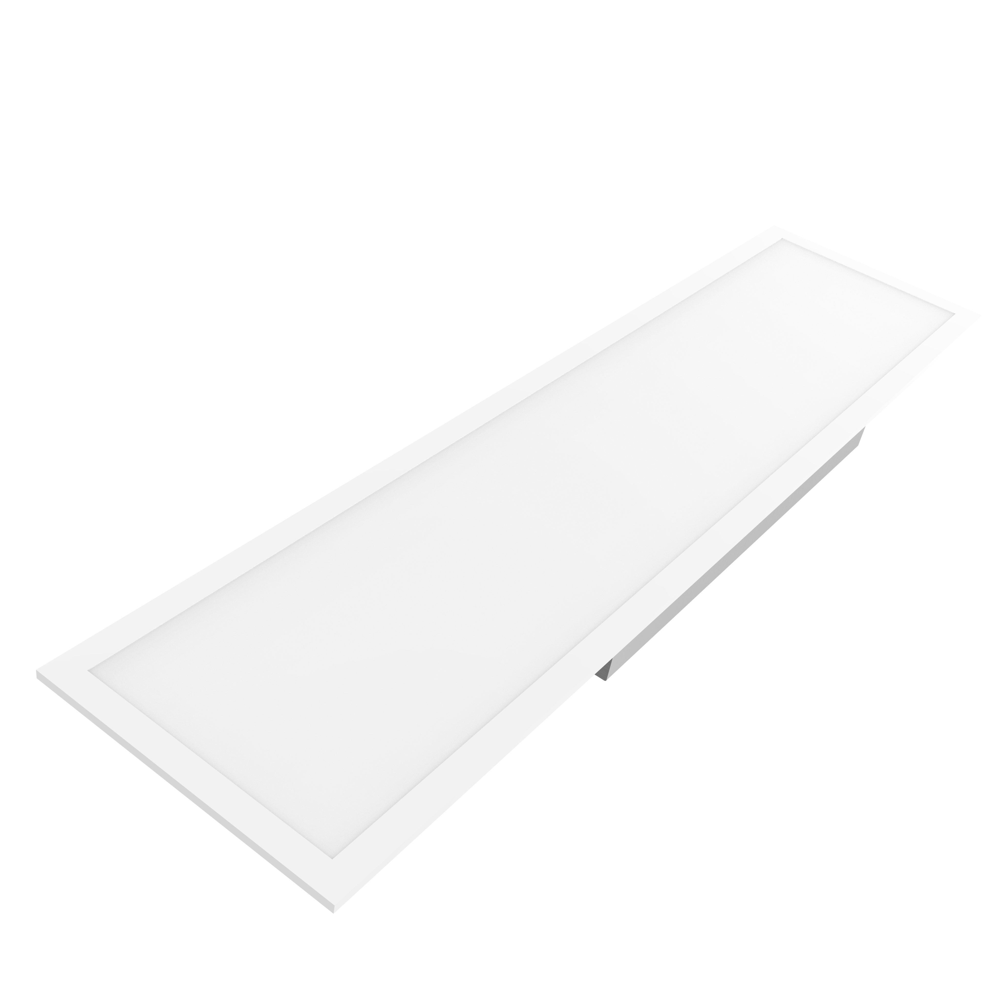 Lot de 2 Panneau lumineux 1 x 1,2 m 40-30-25 W 120-347 V 35-40-50 K blanc givré, intensité variable 0-10 V