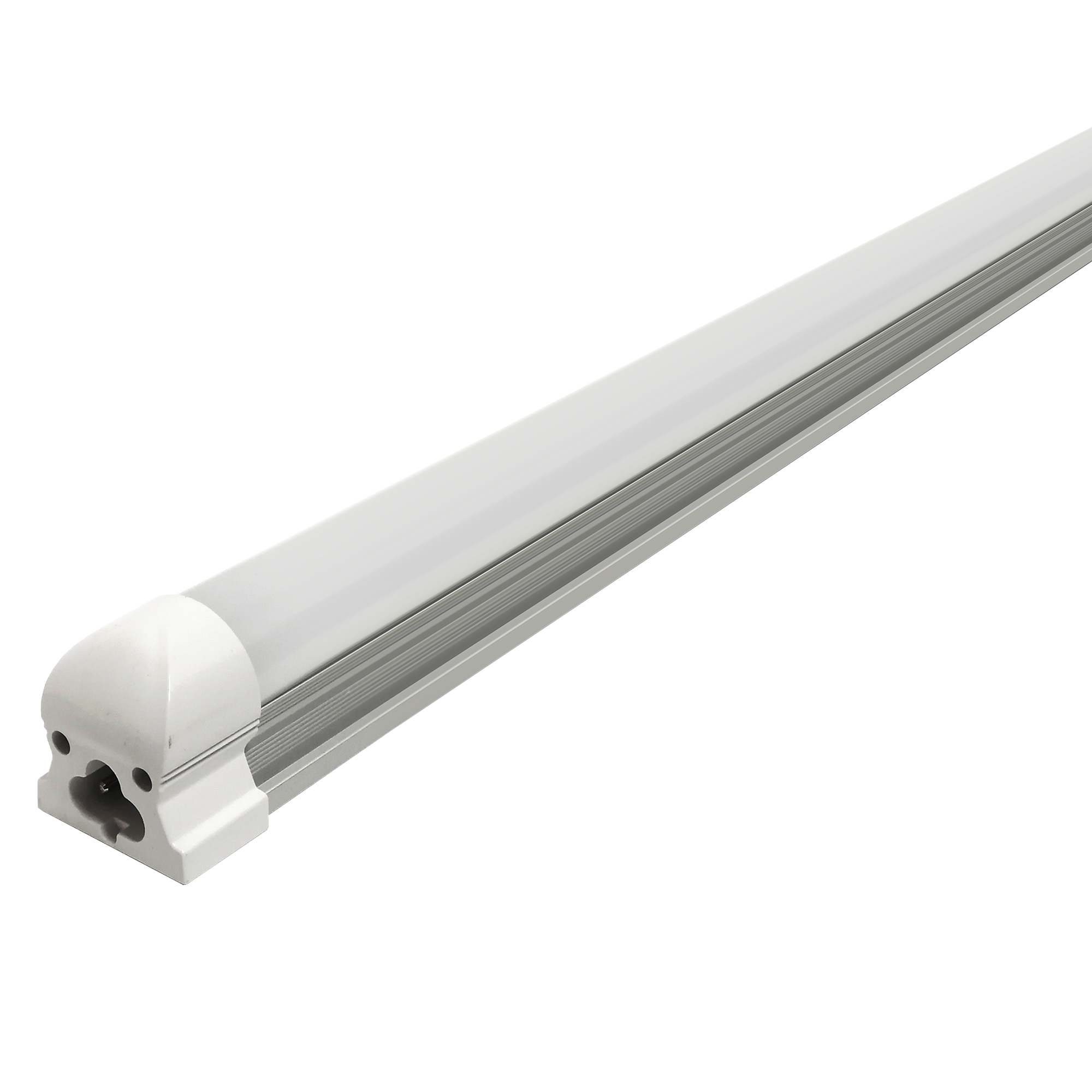 Tube intégré 4’ 18W 100-277V 50K lentille givrée blanche
