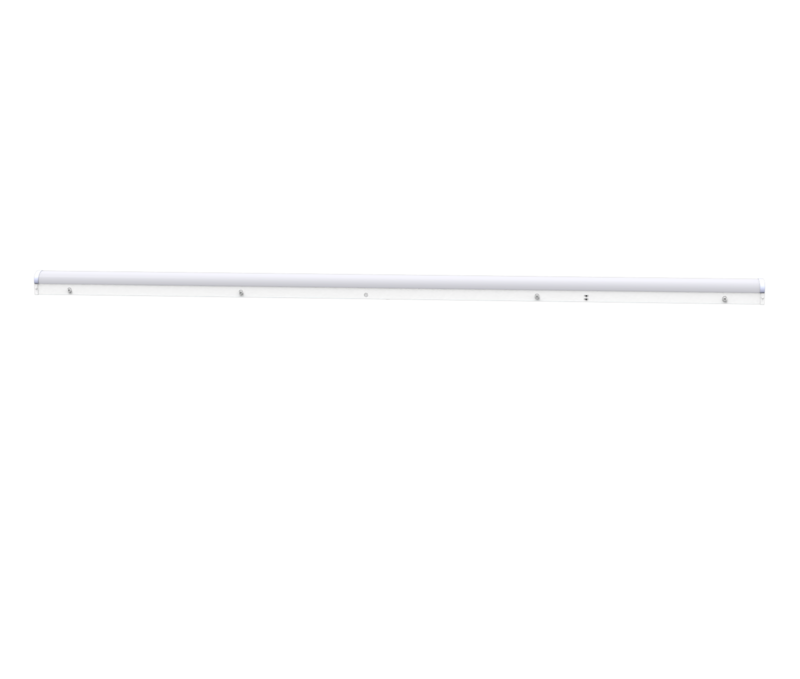 Luminaire linéaire 8 pi 80-70-60 W 120-347 V 35-40-50 K blanc givré 12 V CC, intensité variable 0-10 V