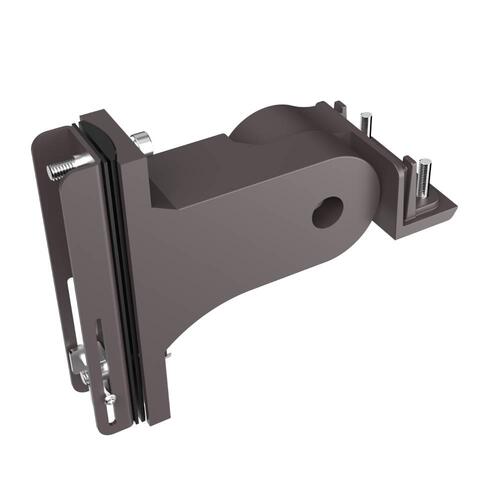 Bras direct pour support Area Light V2 réglable pour poteau rond et carré de 6,35 cm max.