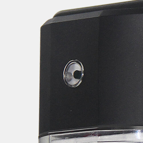 Wall pack mini 120 deg. 13W 100-277V 40K black clear int. photo.