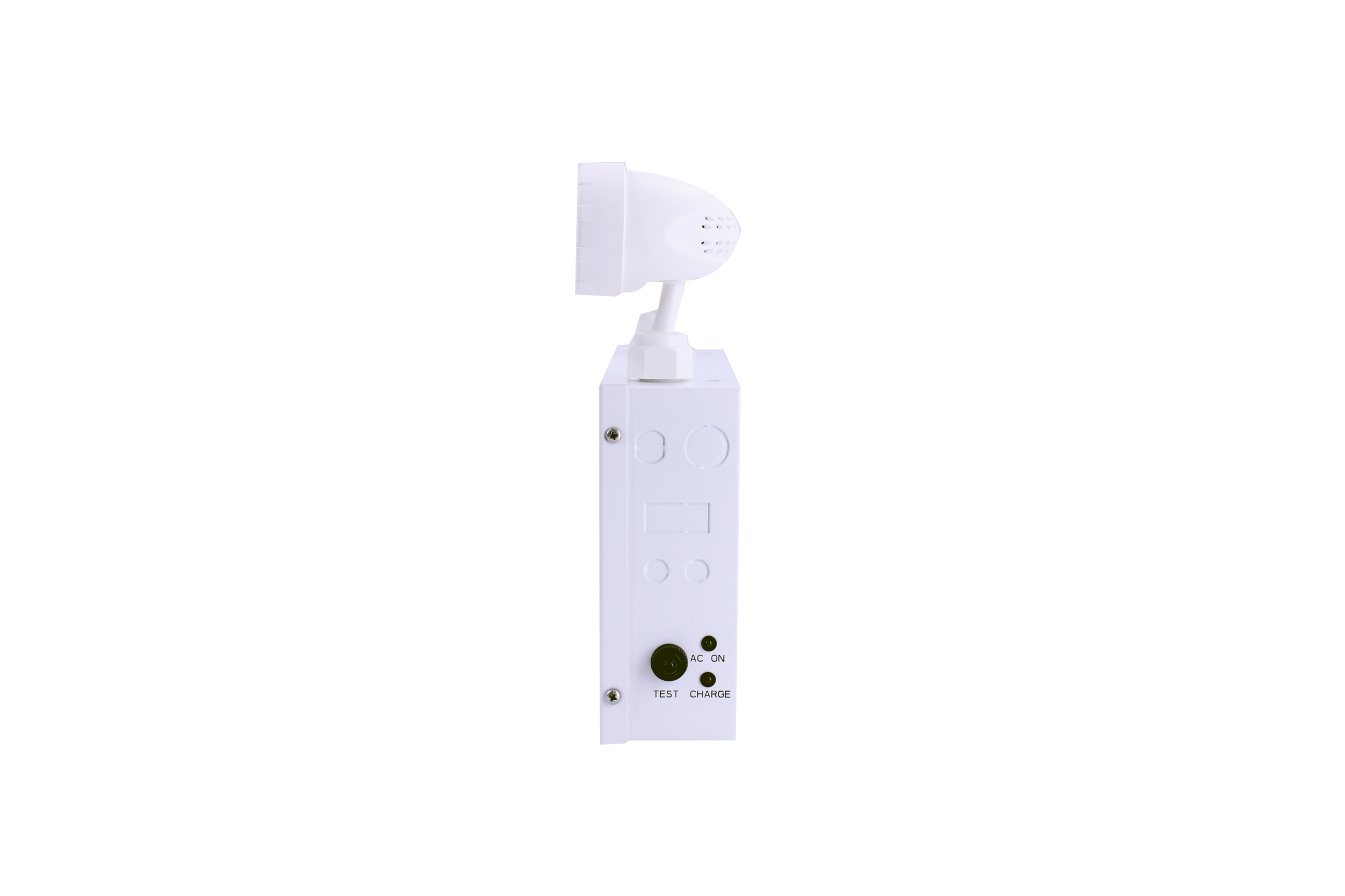 Feu de secours batterie double tête 2 x 2 W acier blanc 120-347 V 120 min Plomb 36 W 36 min