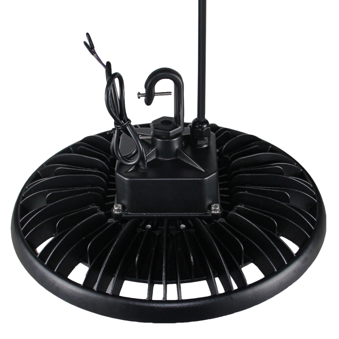 (vente finale) UFO highbay dome V1 150W 120-347V 50K black frost 120 deg. dim 0-10V